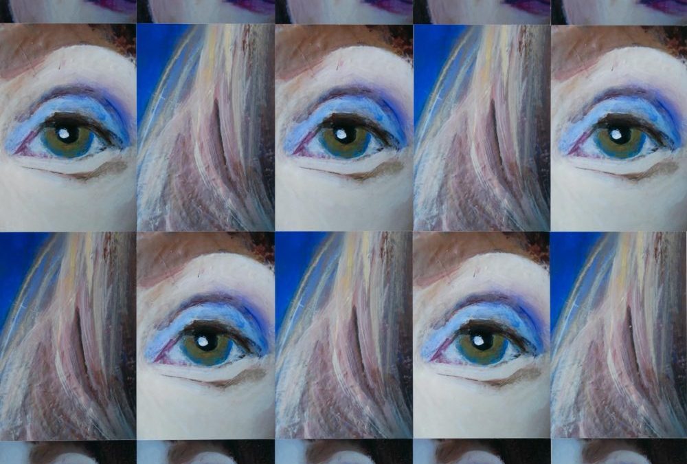 Self Portrait with Eyes & Hair