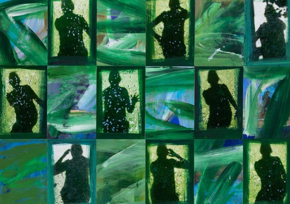 Shadows with Blue, Green and Gold